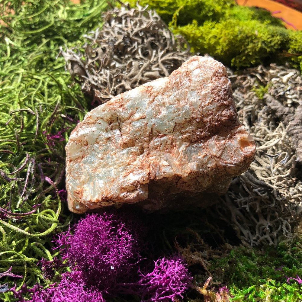 Natural Fluorite crystal stone crystal green blue